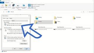 Opening Folder in New Window in File Explorer