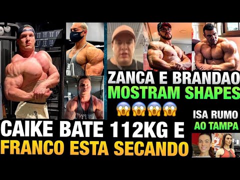 CAIKE BATE 112KG - BRANDÃO E ZANCA  ENORMES - FRANCO E DIOGO ESTÃO SECANDO + ISA PECINI NO TAMPA PRO