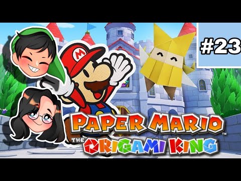 destroy the red ribbon | Paper Mario The Origami King Pt 23
