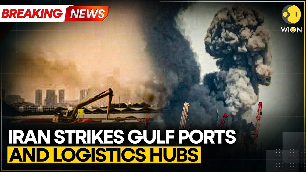 US-Iran War: Iran Strikes Gulf Ports and Logistics Hubs Amid Escalating Tensions | WION BREAKING