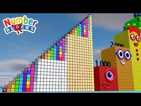 Looking for Numberblocks Step Squad 1 vs 30 to 20000 Standing Tall Numbers Patterns