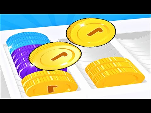 Coin Sort GAMEPLAY (Android, iOS) - YouTube