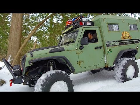Snow Jeeps with Scale Town - RC CWR