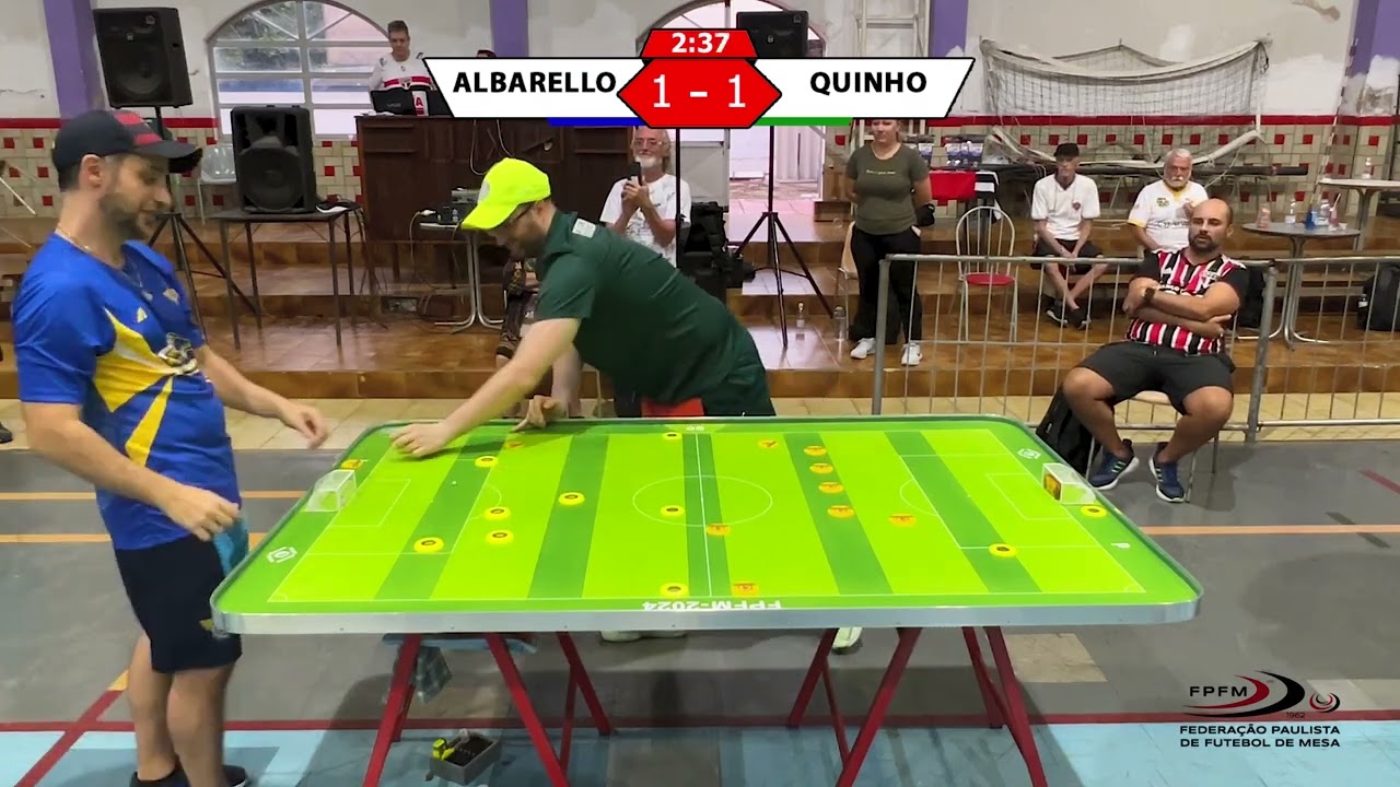 [2a Etapa FPFM 2024] Final 1a Divisão Adulto - Quinho (Palmeiras) vS Albarello (Círculo Militar)