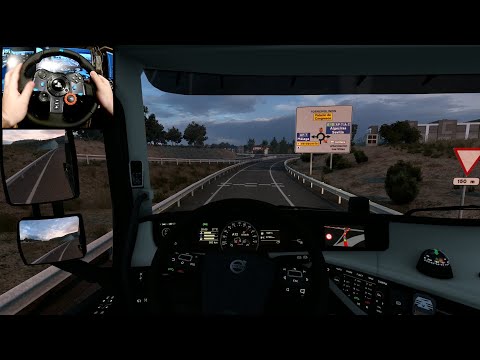 Euro Truck Simulator 2 | Málaga - Sevilla | Volvo FH16 | Logitech G29 Gameplay