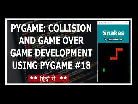 Handling Game Over and Collision In Pygame Python Game Development Using Pygame In Hindi 18