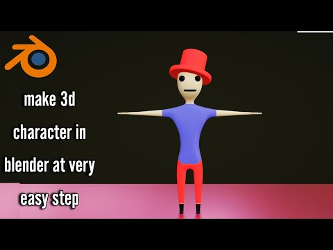 modeling 3d character in blender at very easy way only using skin modifier -blender for beginners
