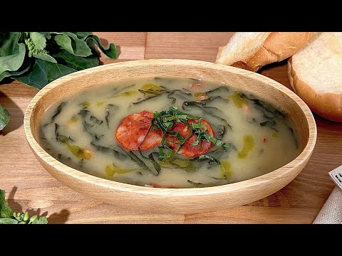 澳門土生菜 - 薯蓉青菜湯 | Macanese Caldo Verde | マカオ風カルドヴェルデ