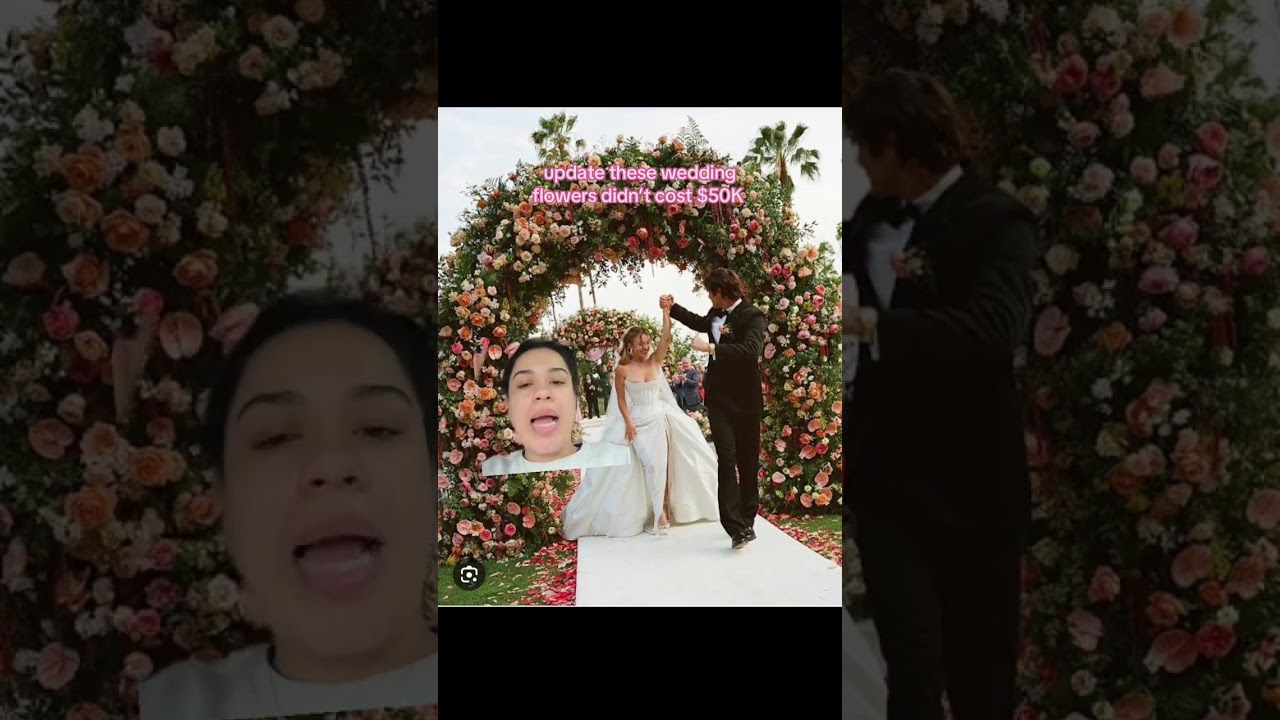 HOT TAKE- these wedding flowers did not cost $50k #greenscreen #weddingplanning #euphoriawedding