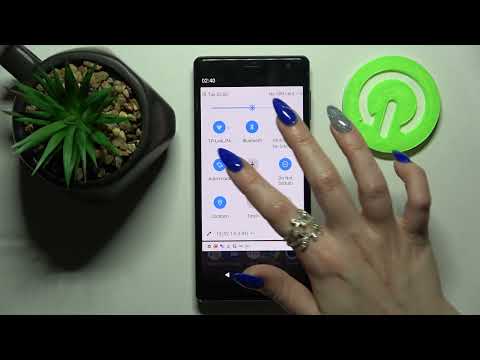 How to Turn On / Turn Off Screen Auto Rotate on SONY Xperia XZ2