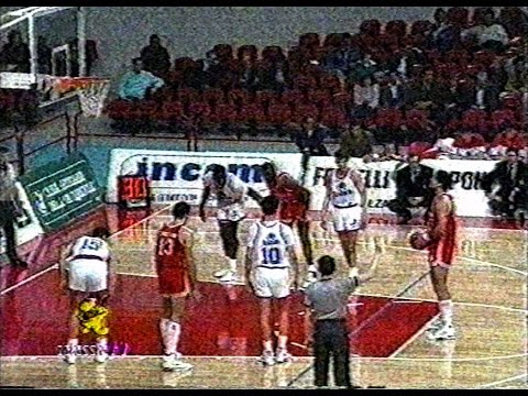 A2 Play out 1990/'91 Lotus Montecatini - Turboair Fabriano Basket 78-95
