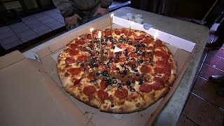 Deputies bring man pizza birthday &#39;cake&#39; after floods destroyed his business
