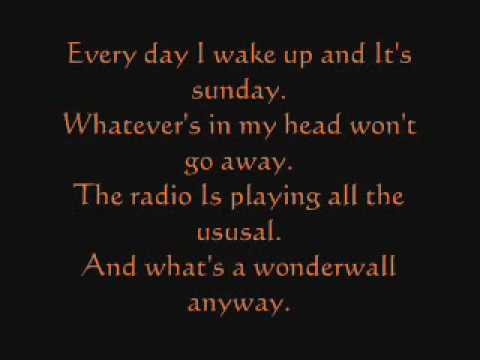 Green Day vs Oasis Boulevard of Broken Dreams Lyrics