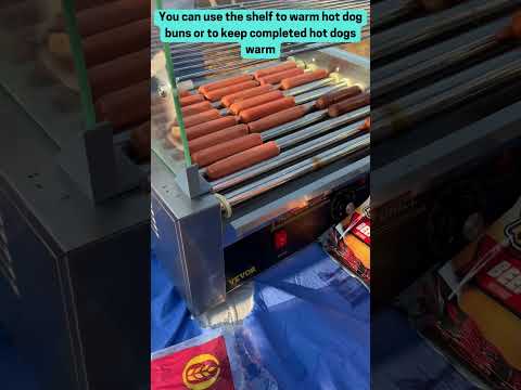 VEVOR Hot Dog Roller Grill Cooker Machine - Serve and Sell Many Hot Dogs or Sausages
