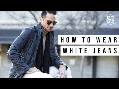 How To Wear White Jeans | Men's Fall Lookbook 2018