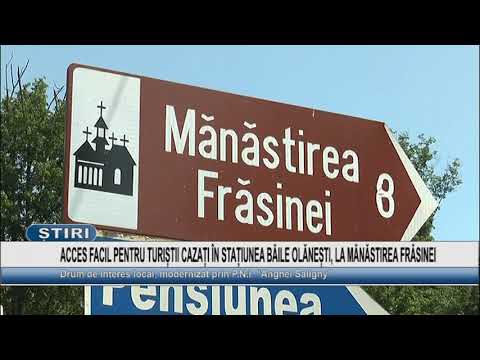 ACCES FACIL PENTRU TURIȘTII CAZAȚI ÎN STAȚIUNEA BĂILE OLĂNEȘTI, LA MĂNĂSTIREA FRĂSINEI