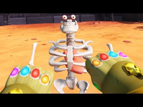 INFINITY GAUNTLET Destroys Skeletal GLADIATORS! - Modded Gorn Gameplay - HTC Vive VR