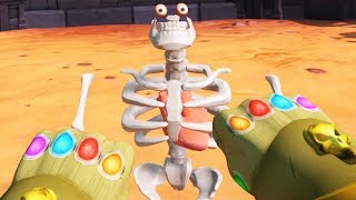 INFINITY GAUNTLET Destroys Skeletal GLADIATORS! - Modded Gorn Gameplay - HTC Vive VR