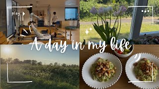 【A day in my life as ballet dancer】 English countyside/ Pilates/ cooking/ pointe shoes