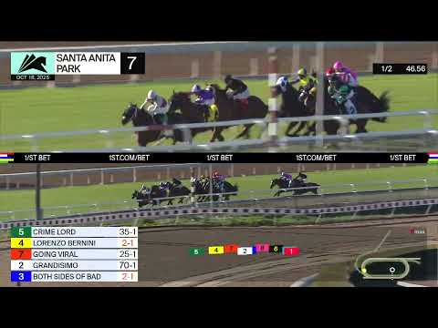Empire’s Classic wins Race 7 on Saturday, October 18 at Santa Anita Park