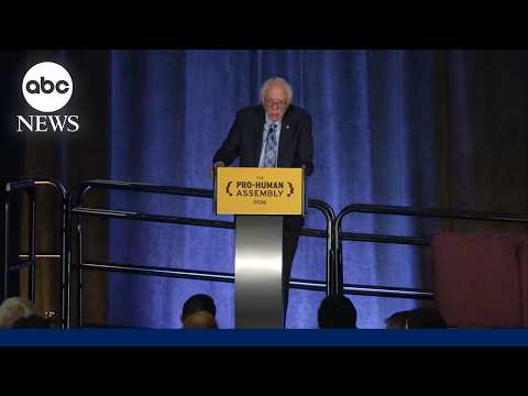 FULL SPEECH: Bernie Sanders speaks at event calling for human-controlled AI