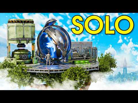 I Built The Invisible SOLO Sky Base In ARK PvP