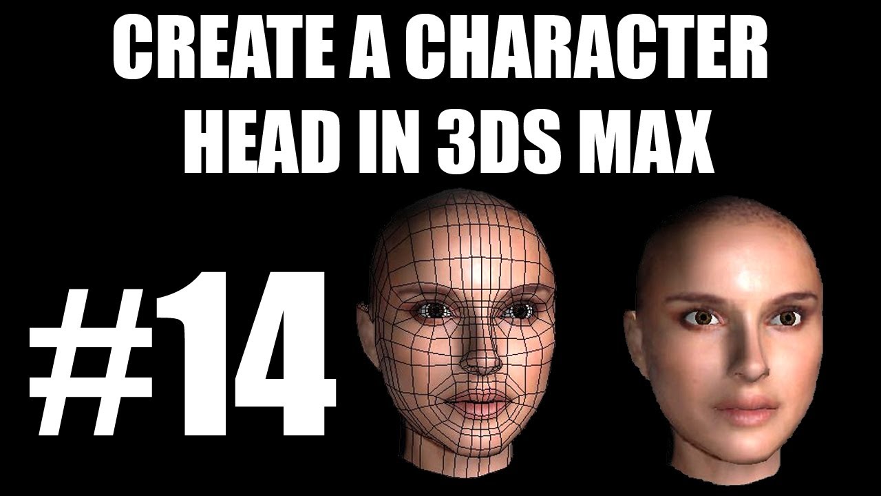 Human Character Head Modelling of Natalie Portman - 3ds Max Tutorial - video 4