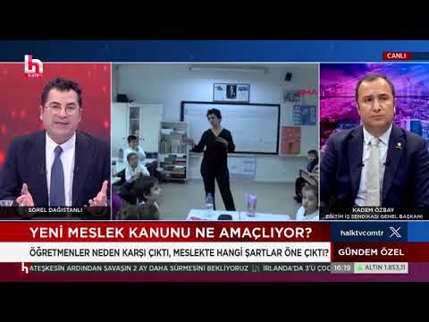 Genel Başkanımız Kadem Özbay, Halk Tv`de Sorel Dağıstanlı`nın canlı yayın konuğu oldu.24 Kasım 2023 | EĞİTİM İŞ