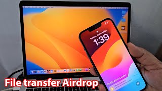 How to transfer data from iphone to mac using airdrop