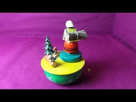 Steinbach uralte Spieluhr Nr.083 - seltenes Sammlerstück aus dem Erzgebirge