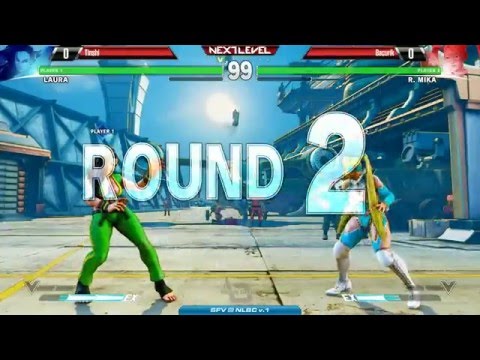 SFV/SF5: Next Level Battle Circuit V.1 - Tinshi (Laura) vs Bacurik (R. Mika)