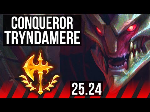 TRYNDAMERE vs AATROX (TOP) | Conqueror, 38K damage | EUW Master | 25.24