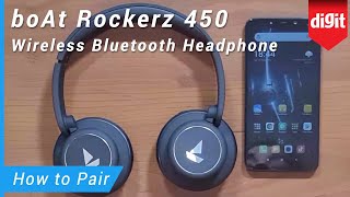 Download lagu boAt Rockerz 450 Wireless Bluetooth Headphones - How to Pair mp3