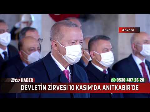 Devletin zirvesi Anıtkabir’de