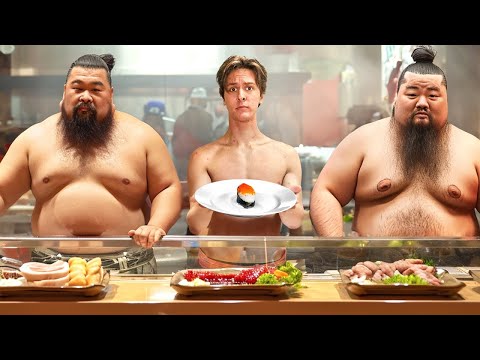 I Brought Sumo Wrestlers to a Buffet!