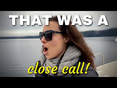 Holy sh$t...that was a CLOSE CALL while cruising in beautiful British Columbia, Canada! [MV FREEDOM]