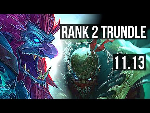 TRUNDLE & Ezreal vs PYKE & Tristana (SUPPORT) (DEFEAT) | Rank 2 Trundle | JP Challenger | v11.13
