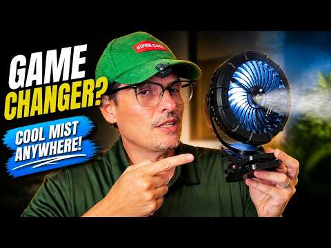 THE ULTIMATE COOLING GADGET? - Clip on Misting Fan by Ausic