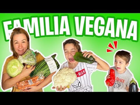 24 horas ¡SIENDO VEGANOS! FAMILIA NUMEROSA probando COMIDA VEGAN