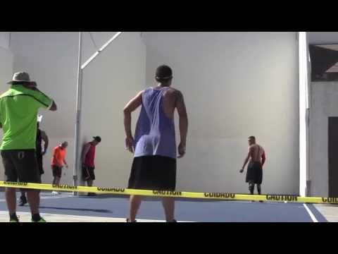 3 Wall Handball (Mike/Javi vs Boxer/Eddie) US Open of Handball SG 2014