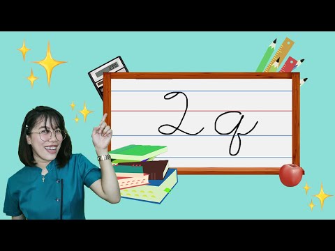 Learning Cursive Writing: Letter Qq