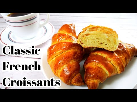 Classic Croissant Recipe | French Croissant Recipe | How To Make Croissants | Bake and Toss