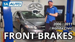 How to Replace Front Brakes 2006-2011 Honda Civic