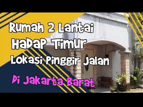 Rumah 2 Lantai, Lt/lb. 431/400, hadap timur, pinggir jalan