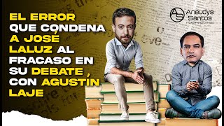 Confirmado El Debate De José Laluz Y Agustín Laje! Pero Ya José Hizo La Primera Gran Metida De Pata!