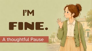 Why We Always Say I'm Fine Even When We're Not