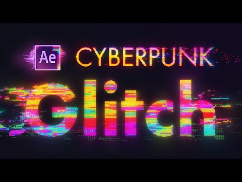 Cyberpunk Glitch Transitions in After Effects | Animation Tutorial