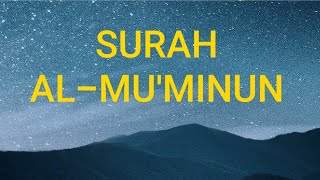 Surah Al-Muminun (Tafsiri ya Quran Kwa Kiswahili)