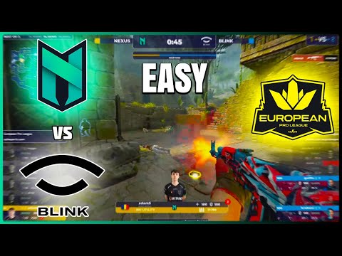EPIC 1VS4 FROM adamS | Nexus vs BLINK | European Pro League Season 7 - HiGHLiGHTS | CSGO