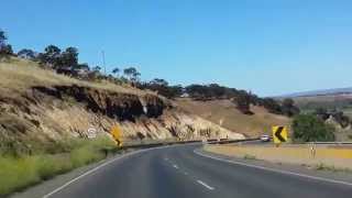 preview picture of video 'Driving along the old Western Highway near Bacchus Marsh'